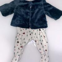 Vestito con cardigan neonato