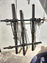  BARRE PORTATUTTO CON 3 CANALINE PORTABICI  COMPLE