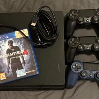 PS4 + 3 JOYSTICK + 1 GIOCO