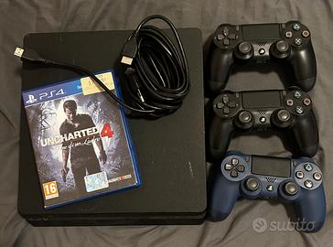 PS4 + 3 JOYSTICK + 1 GIOCO