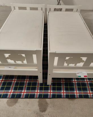 2 lettini IKEA bambini Kritter + 2 materassi 60€