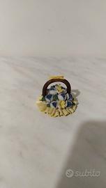 Cestini fiori in ceramica