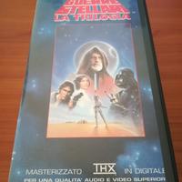 Trilogia Guerre Stellari vhs vintage