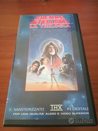 Trilogia Guerre Stellari vhs vintage