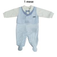 Tutina in jersey pastello neonato 