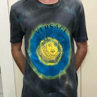 Versace t-shirt Tie Dye Medusa Tee Logo Uomo M
