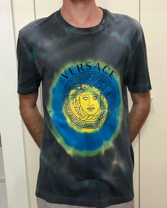 Versace t-shirt Tie Dye Medusa Tee Logo Uomo M