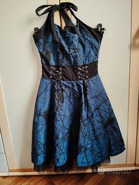 Vestito Dark Crow Blu