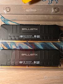 Ballistix 16gb, 8x2 3600mhz ddr4