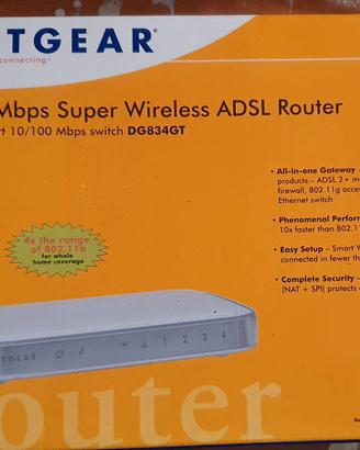 108 Mbps Super Wireless ADSL Router