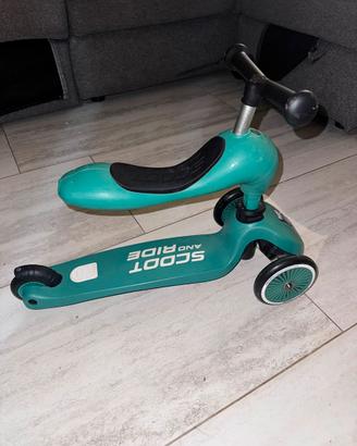 Monopattino / bicicletta cavalcabile scoot & ride