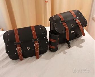 BORSE LATERALI MOTO HARLEY CUSTOM – NUOVE