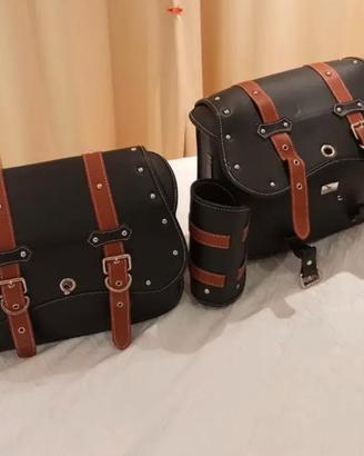 BORSE LATERALI MOTO HARLEY CUSTOM – NUOVE