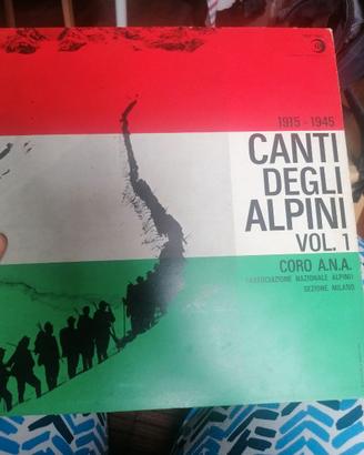 Vinile Canti degli alpini