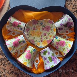 Set tazzine caffè con piattini