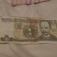 1 peso cubano molto rara 