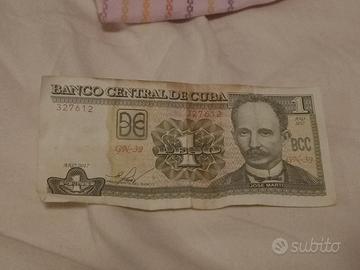 1 peso cubano molto rara 