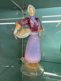 Stupenda statua in vetro di Murano