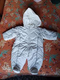 Tutone bianco invernale per passeggino