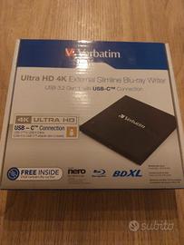 verbatim blu ray writer ultra hd 4k 
