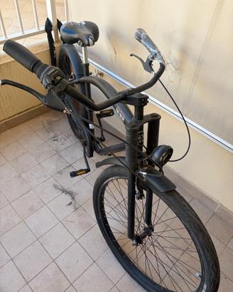 Bici Cruiser “CAFE’ RACER” nera opaca