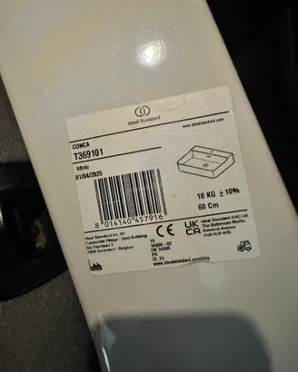 Ideal Standard Conca lavabo sospeso bianco