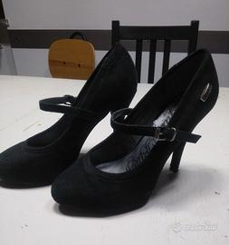 decollete Replay 36 scamosciate nere