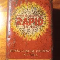 scatoletta polvere da sparo RAPID caccia pubblicit