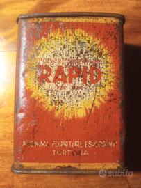 scatoletta polvere da sparo RAPID caccia pubblicit