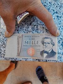 banconota da mille lire si Versi e Montessori 