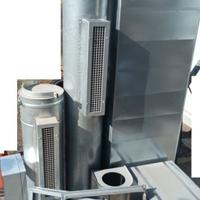 RIMANENZE IMPIANTO AERAZIONE VENTILAZIONE ZINCATO