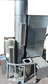 RIMANENZE IMPIANTO AERAZIONE VENTILAZIONE ZINCATO