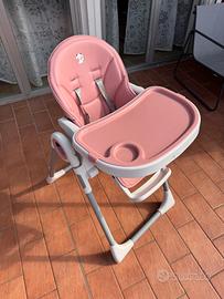 Seggiolone pappa portatile regolabile pieghevole