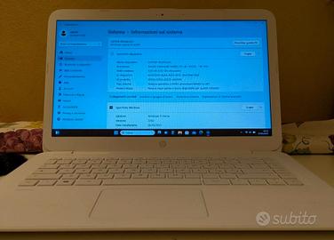 Notebook HP bianco