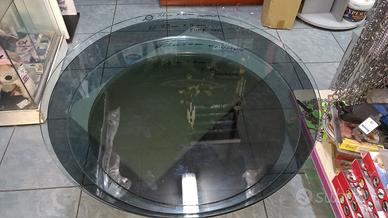 Ripiani Tondi in vetro per tavoli