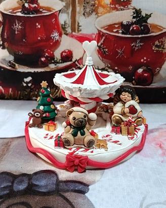 Giostra Natale con oggetti Thun