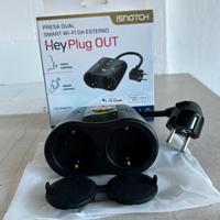 Presa  wi-fi dual smart da esterno plug out