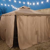 gazebo 3 x 3 roulotte giardino campeggio