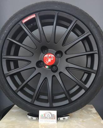 KIT CERCHI IN LEGA E GOMME HANKOOK 500 ABARTH DA 1