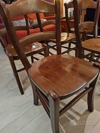 Sedie in legno paesane 