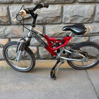 Bici  bimbo biammortizzata