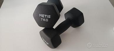 Manubri gommati 5kg - 7kg - 20€