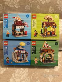 Lego 40906 40907 40908 40909 Ristoranti del mondo