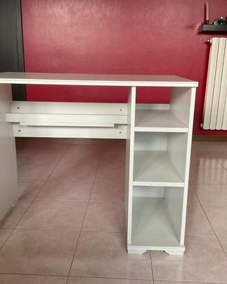 Scrivania bianca 90 x 52 x 75 cm