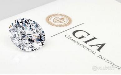 Diamante Naturale GIA 0,70 Carati D IF 3 Excellent