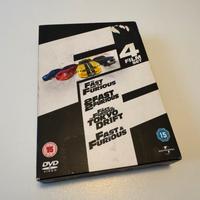DVD cofanetto Fast and Furious 4 film set
