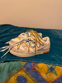 Dunk low off white lot 34