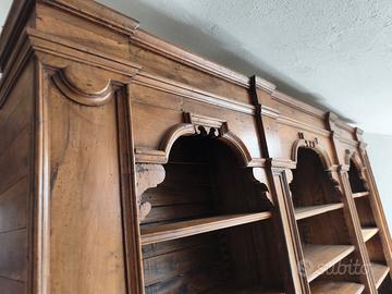 Libreria  a tre campate - antiquariato