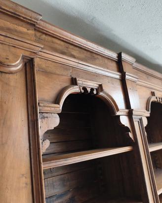 Libreria  a tre campate - antiquariato
