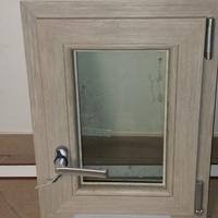 Infisso in PVC finitura rovere sbiancato co